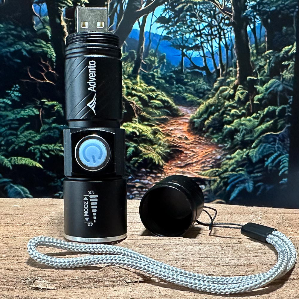 USB Rechargeable Ultra Bright Led Mini Torch Flashlight