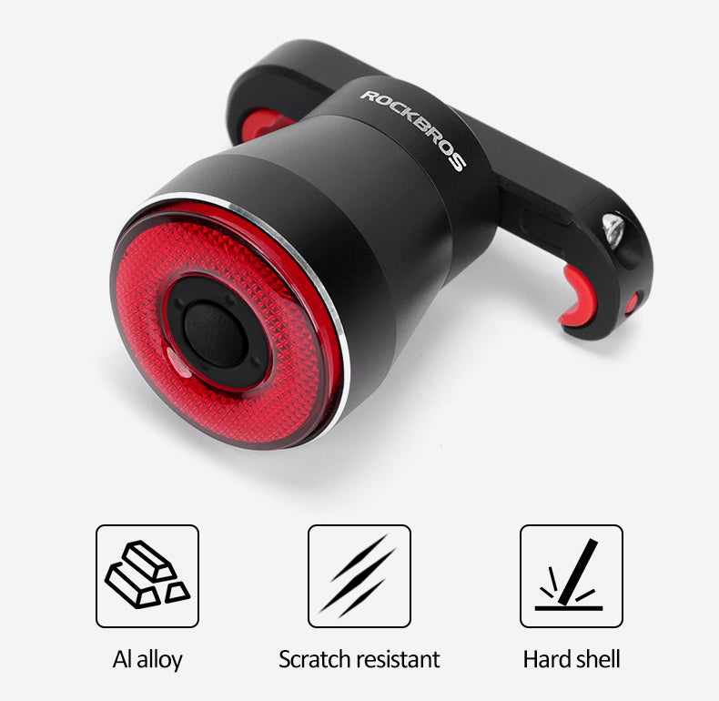 Bicycle Smart Brake Sensing Light Auto Start/Stop IPx6 Waterproof