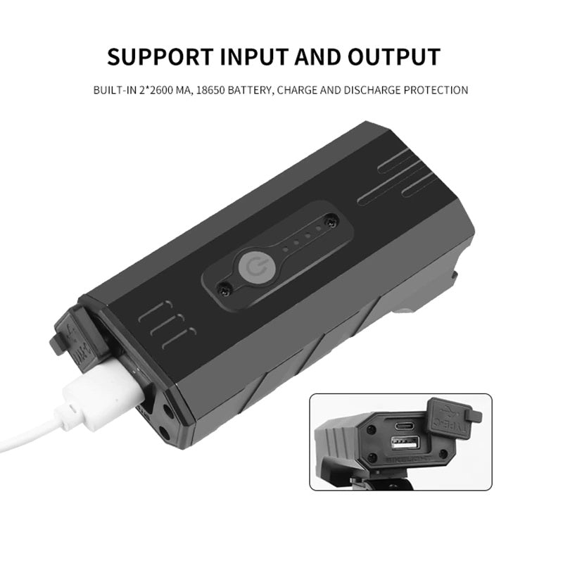 Super Bright Bike Light USB Rechargeable 1000 Lumens Bike Headlight 4T6 LED