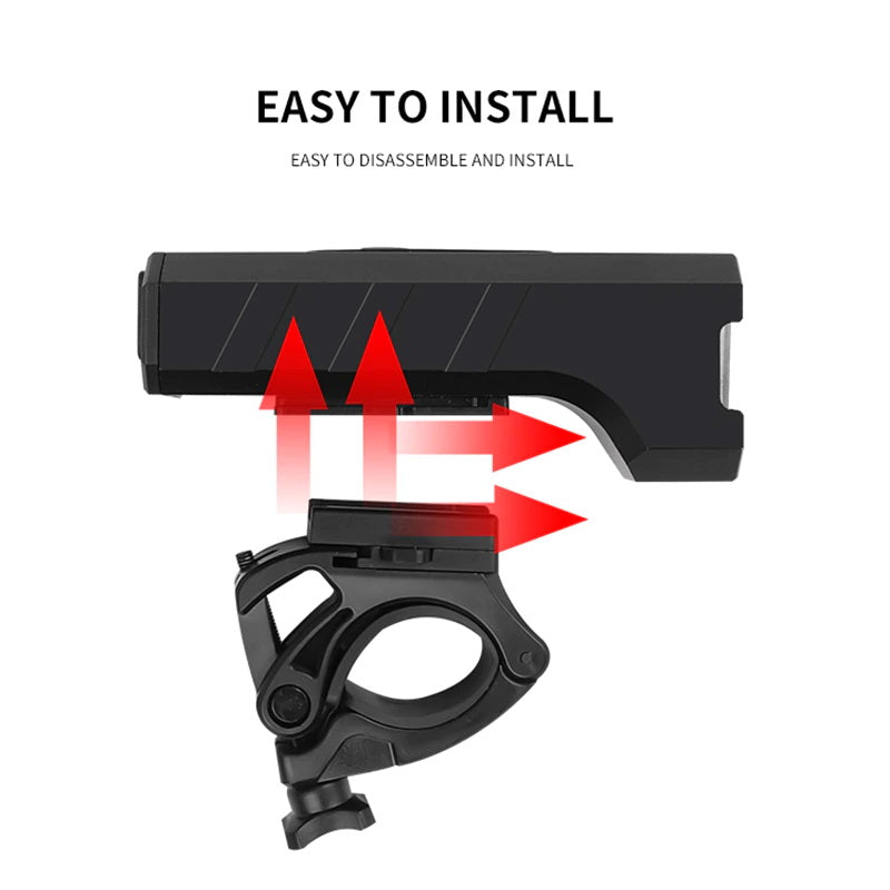 Super Bright Bike Light USB Rechargeable 1000 Lumens Bike Headlight 4T6 LED