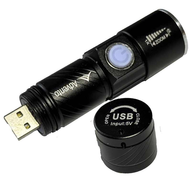 Adjustable-Modes-Zoomable-LED-Flashlight