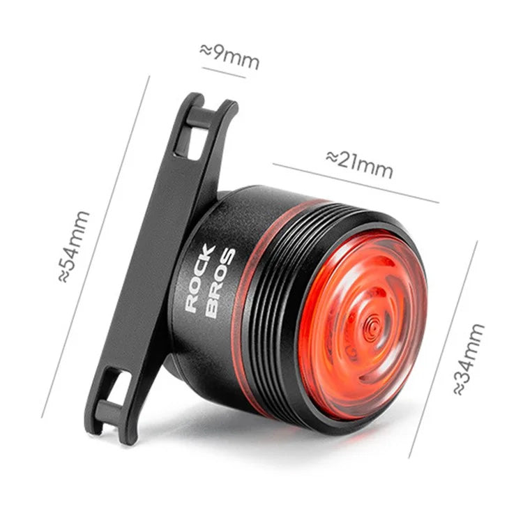 ROCKBROS BL-S2 Smart Touch Brake Sensing Bicycle Tail Light