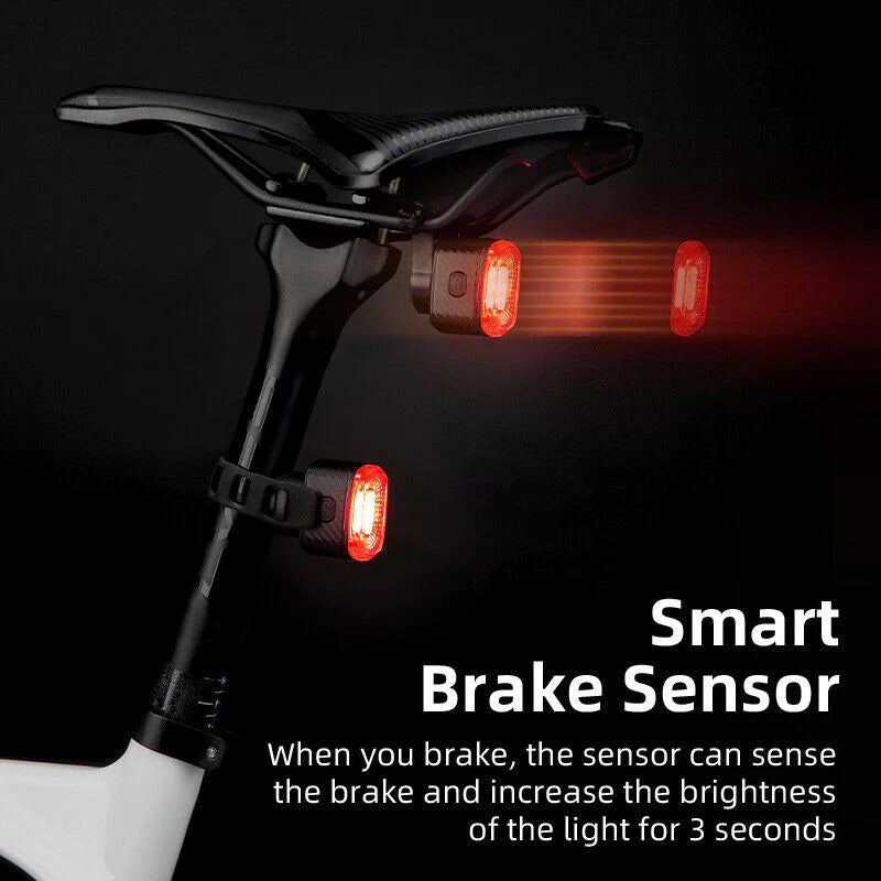 ROCKBROS Q4 Samurai smart Brake Sensing Bicycle Taillight