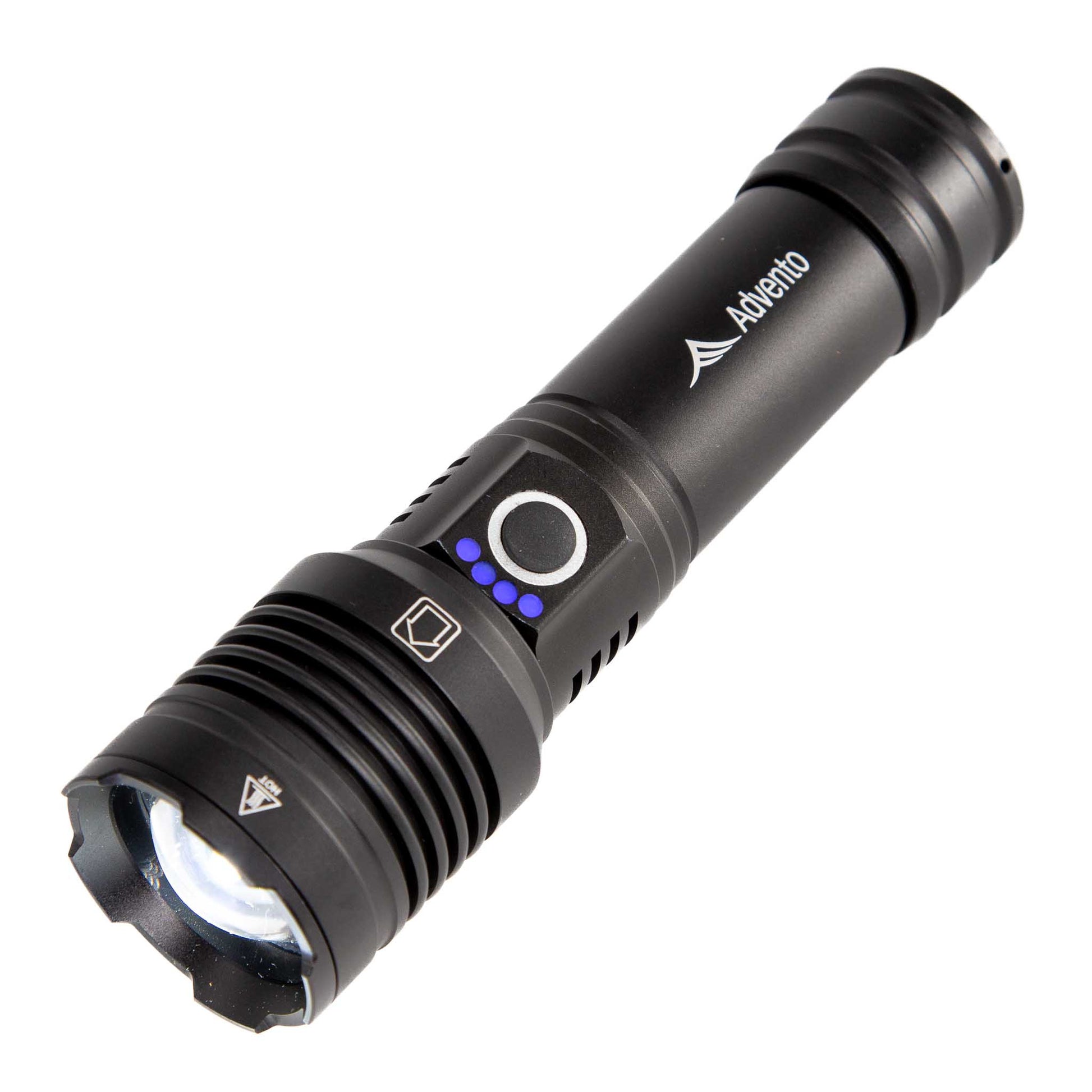 xhp50 Rechargeable powerful flashlight With 5 Light Modes Advento NZ