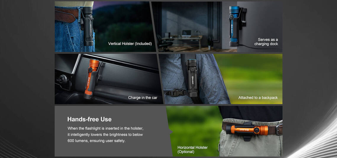 Olight Seeker 4 Pro Rechargeable Torch - 4600 Lumens