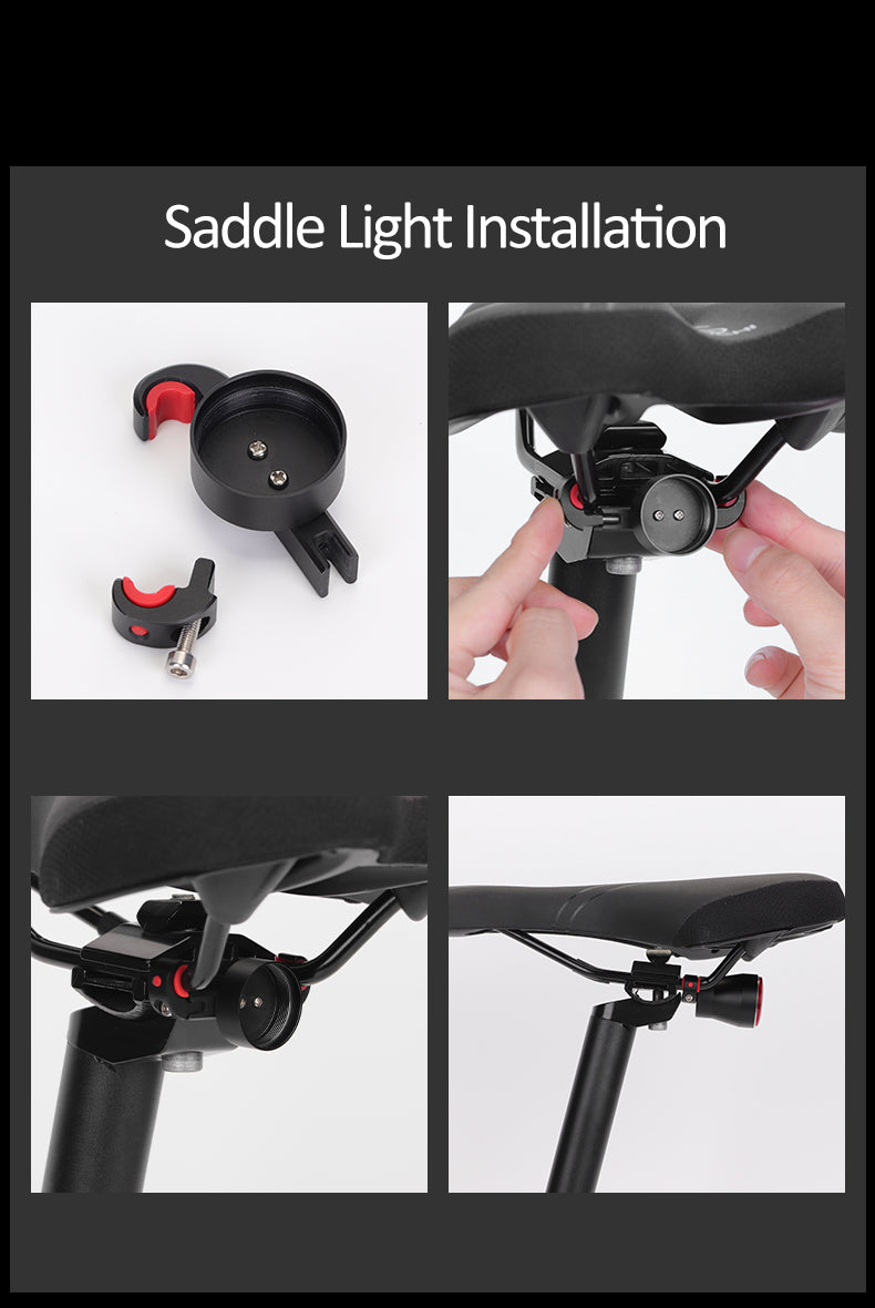 Bicycle Smart Brake Sensing Light Auto Start/Stop IPx6 Waterproof