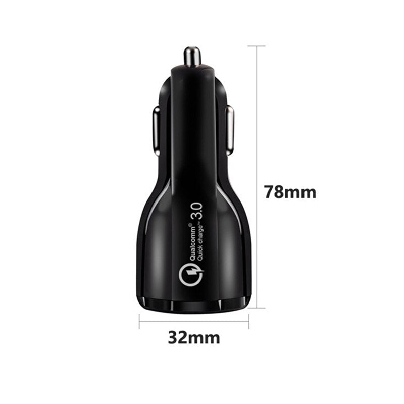 Quick Charge 3.0 Car Dual USB Charger