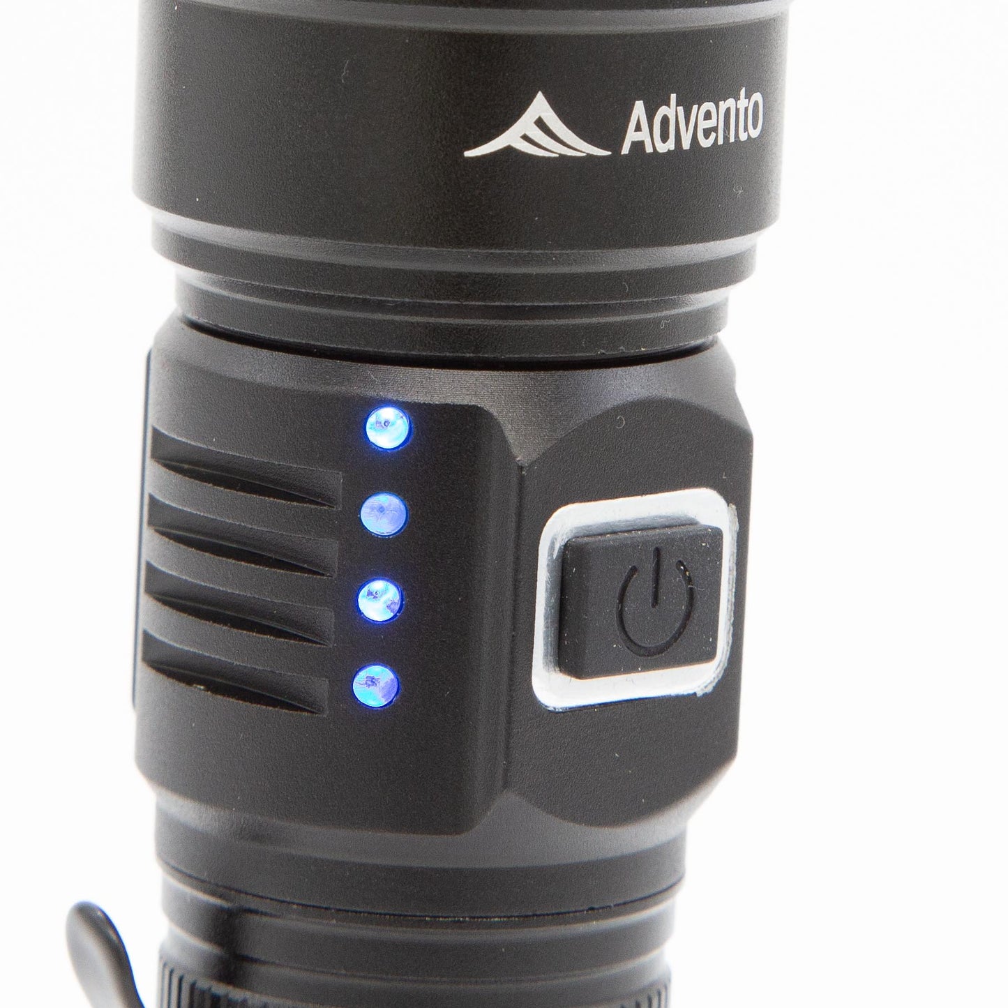 XHP90 Powerful Rechargeable Torch (including 26650 Battery) With Power Bank & 5 Light Modes & Clip